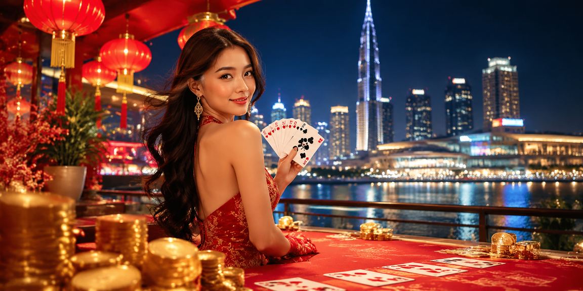 Permainan rummy gaya Melayu di Kuala Lumpur dalam suasana kasino moden